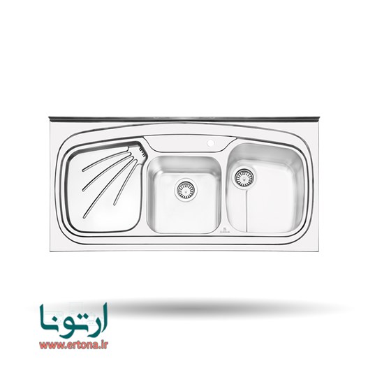 سینک روکار پرنیان استیل مدل PS1107