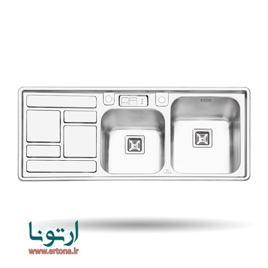 سینک توکار پرنیان استیل مدل PS1211