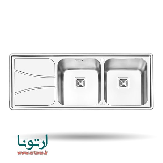 سینک توکار پرنیان استیل مدل PS1212