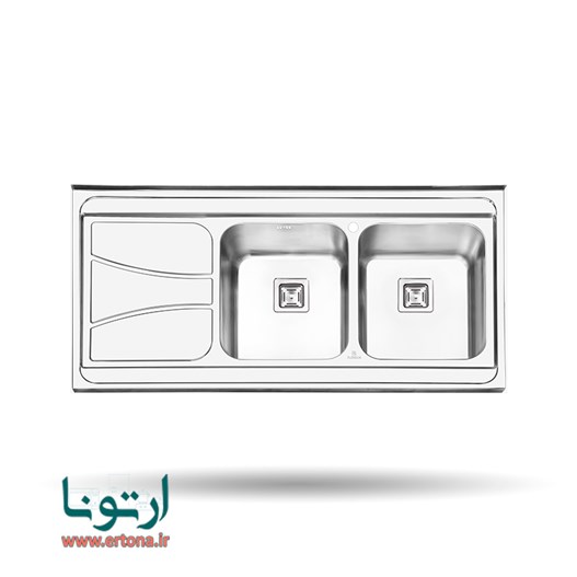 سینک روکار پرنیان استیل مدل PS1112