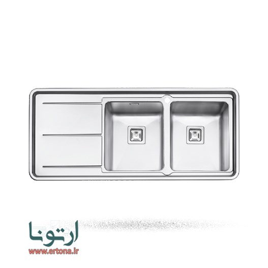 سینک توکار پرنیان استیل مدل PS1225