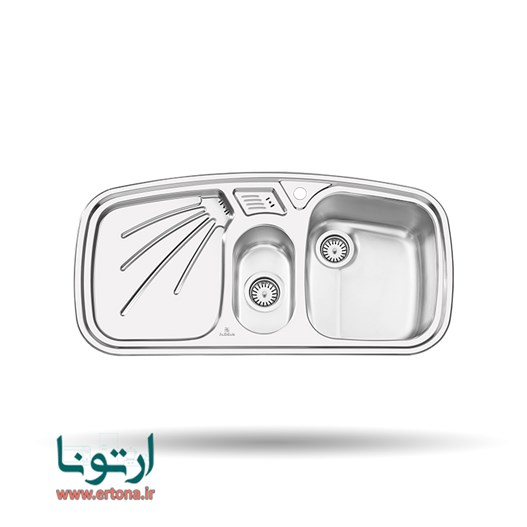 سینک توکار پرنیان استیل مدل PS1206