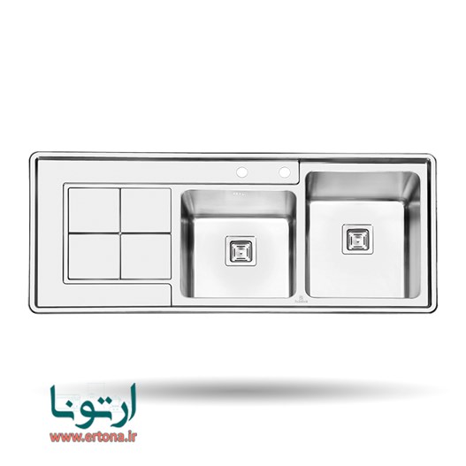 سینک توکار پرنیان استیل مدل PS1213