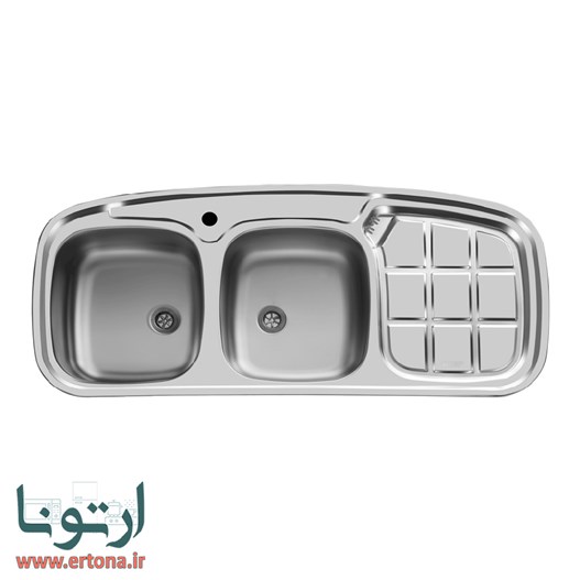 سینک توکار اخوان مدل 136cr