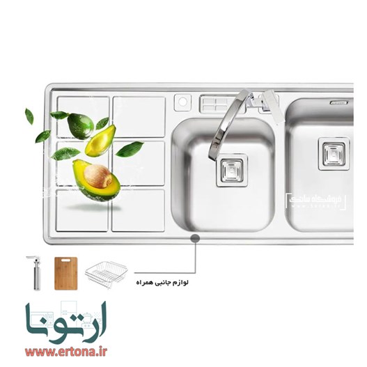 سینک ایلیااستیل مدل 2065 توکار