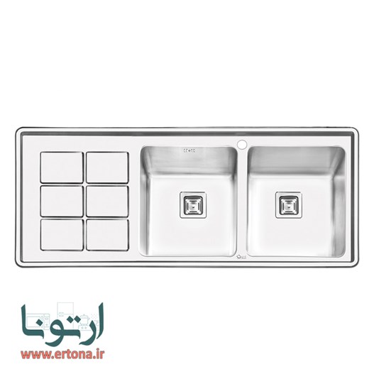 سینک ایلیااستیل مدل 2064 توکار