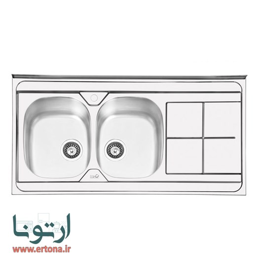 سینک ایلیااستیل مدل 1041روکار