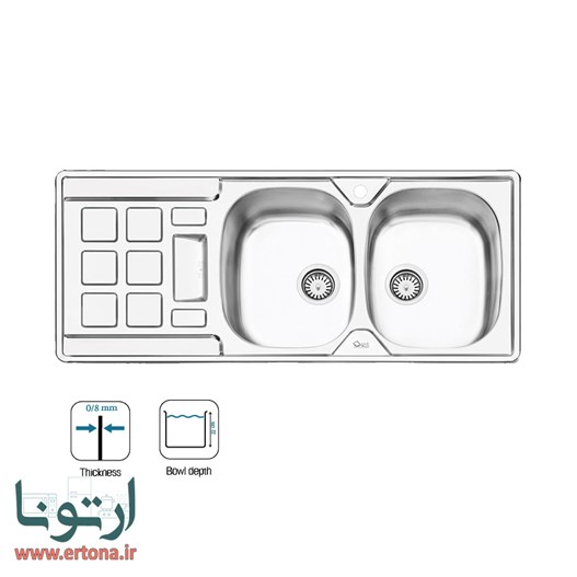 سینک ایلیااستیل مدل 2021 توکار