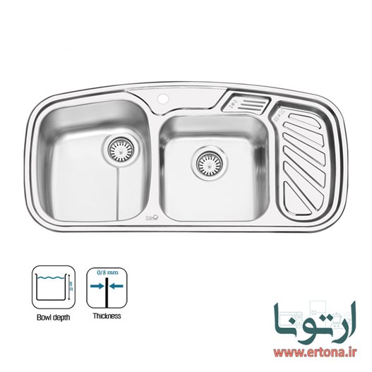 سینک ایلیااستیل مدل 2020 توکار