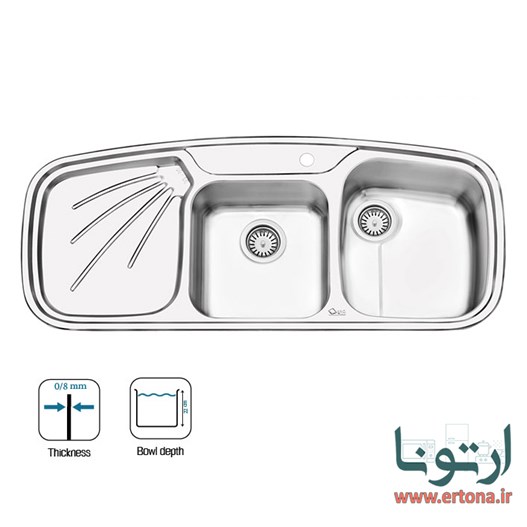 سینک ایلیااستیل مدل 2013 توکار