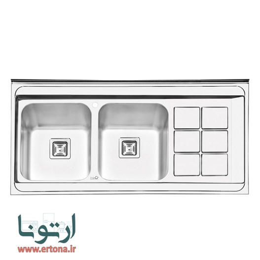 سینک ایلیااستیل مدل 1064 روکار