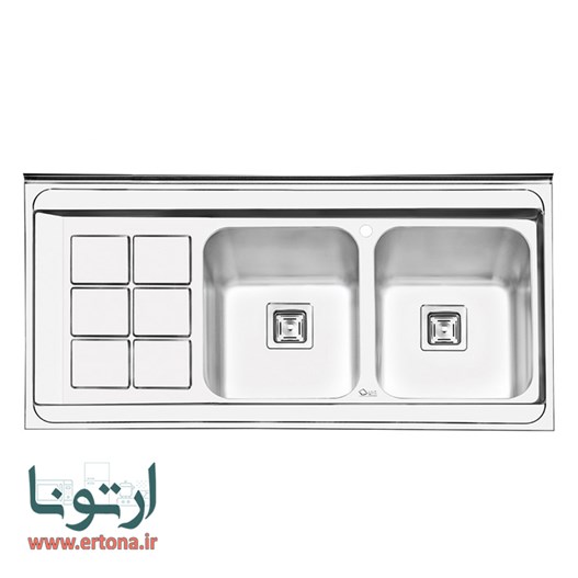 سینک ایلیااستیل مدل 1064 روکار