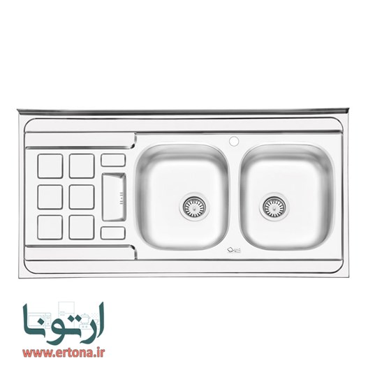 سینک ایلیااستیل مدل 3021 روکار
