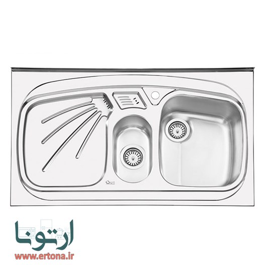 سینک ایلیااستیل مدل 1012 روکار