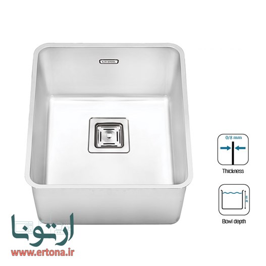 سینک ایلیااستیل مدل 6004 زیرکار