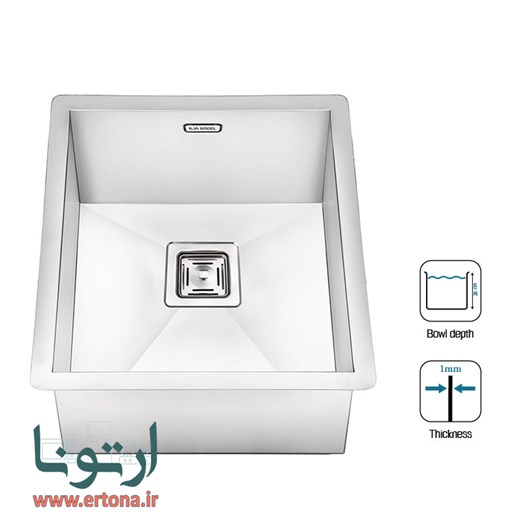 سینک ایلیااستیل مدل 6003 زیرکار