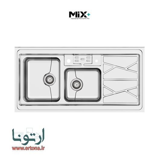 سینک ظرفشویی میکس پلاس مدل 9041P45