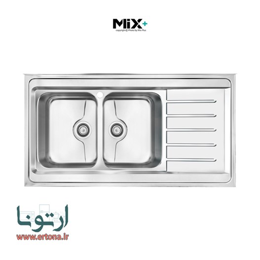 سینک ظرفشویی میکس پلاس مدل 9072P