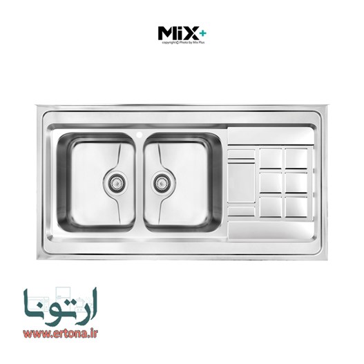 سینک ظرفشویی میکس پلاس مدل 9022P