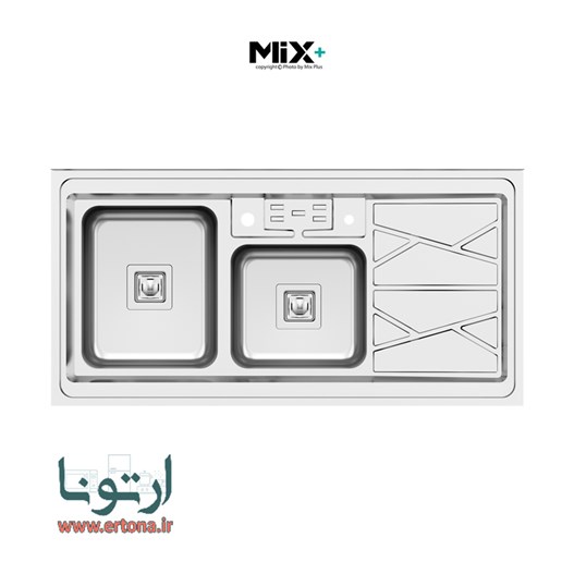 سینک ظرفشویی میکس پلاس مدل 9041S45