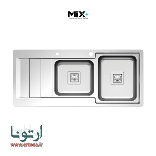 سینک ظرفشویی میکس پلاس مدل 8061S45