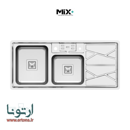 سینک ظرفشویی میکس پلاس مدل 8041S45