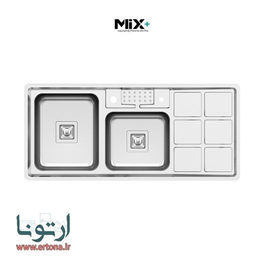 سینک ظرفشویی میکس پلاس مدل 8031S45