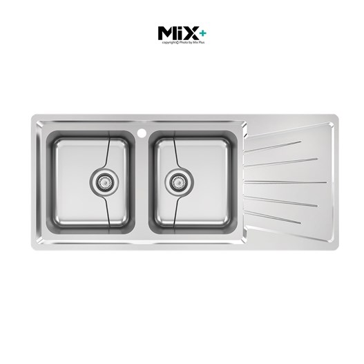 سینک ظرفشویی میکس پلاس مدل 8082P45