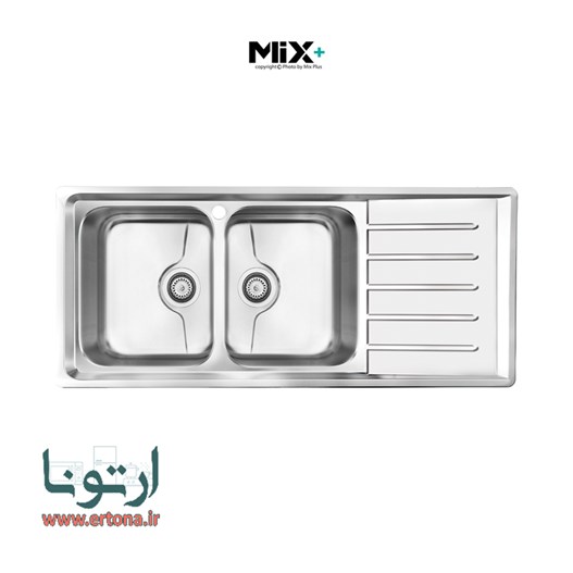 سینک ظرفشویی میکس پلاس مدل 8072P