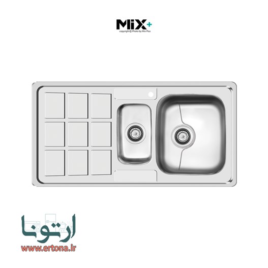 سینک ظرفشویی میکس پلاس مدل 7033P