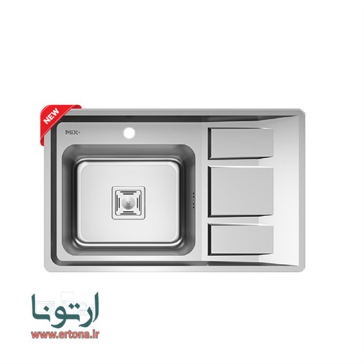 سینک ظرفشویی میکس پلاس مدل 6042S45