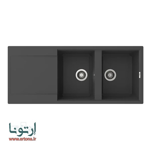 سینک گرانیتی بیمکث مدل 4604 مشکی توکار