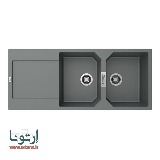 سینک گرانیتی بیمکث مدل 4606 مشکی توکار