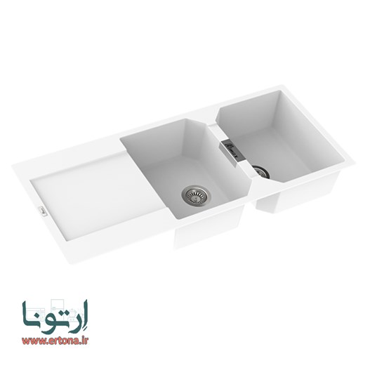 سینک گرانیتی بیمکث مدل 4606 سفید توکار