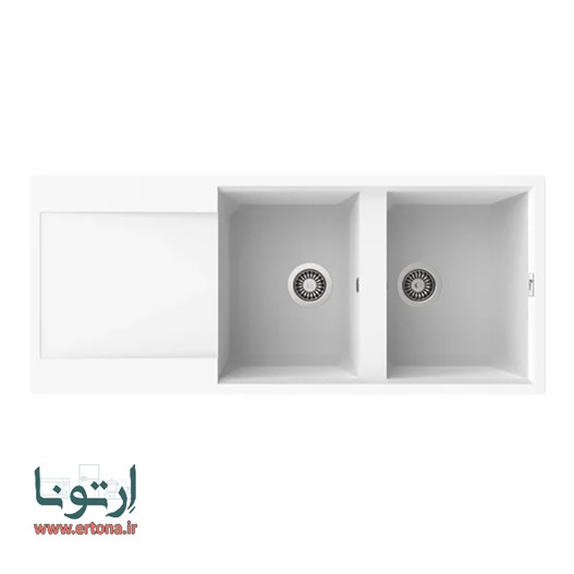 سینک گرانیتی بیمکث مدل 4604 سفید توکار
