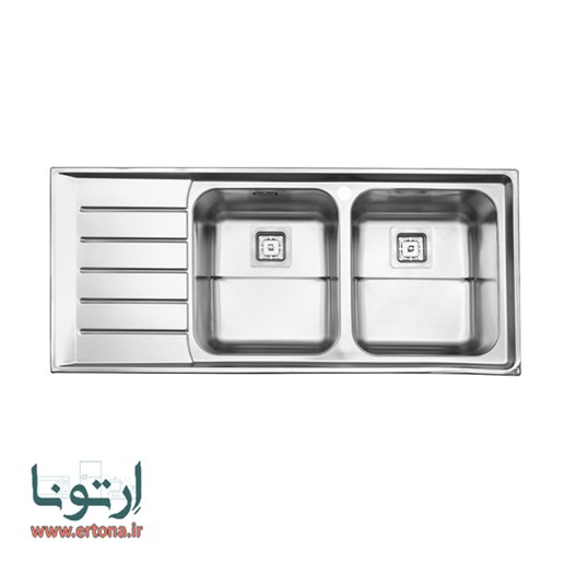 سینک فانتزی استیل البرز مدل 735 توکار