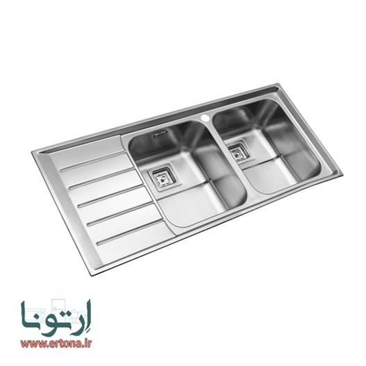 سینک فانتزی استیل البرز مدل 735 توکار