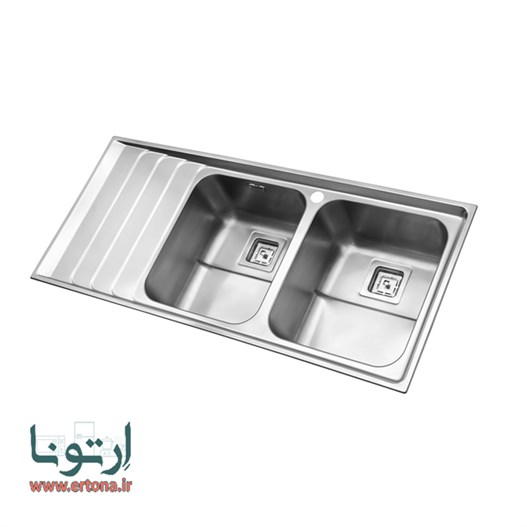 سینک فانتزی استیل البرز مدل 734 توکار