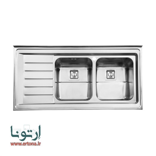 سینک فانتزی استیل البرز مدل 735 روکار