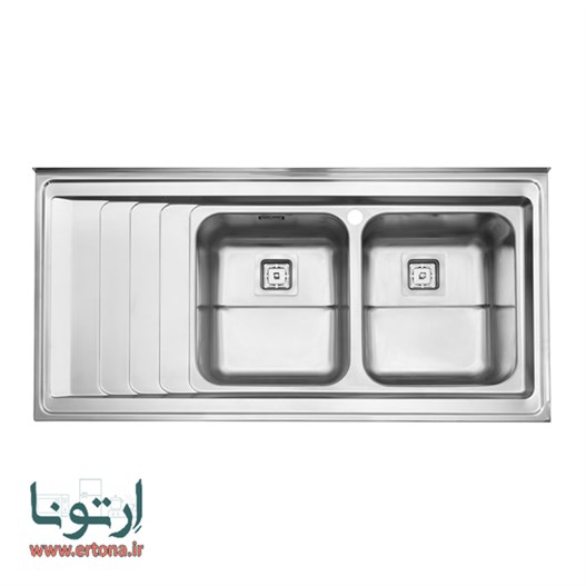 سینک فانتزی استیل البرز مدل 734 روکار