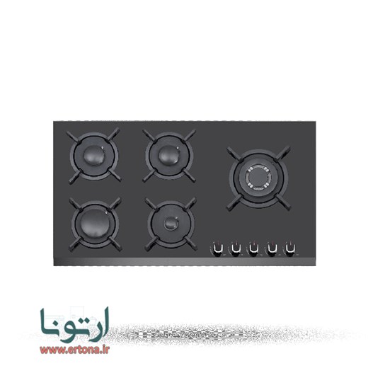 اجاق گاز شیشه ای پرنیان استیل مدل PB5216