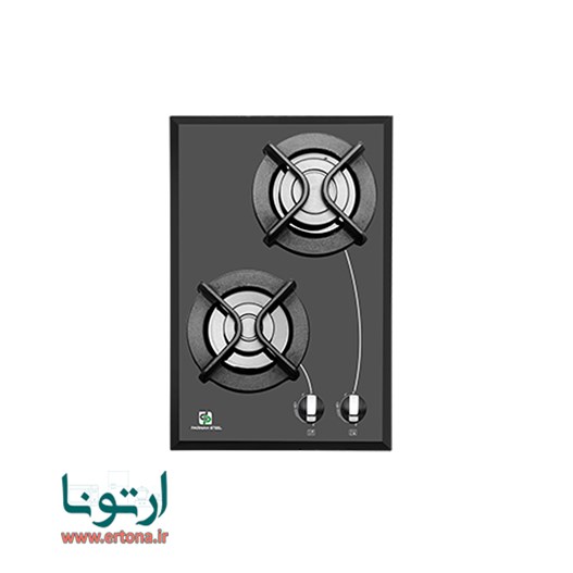 اجاق گاز شیشه ای پرنیان استیل مدل PB2201