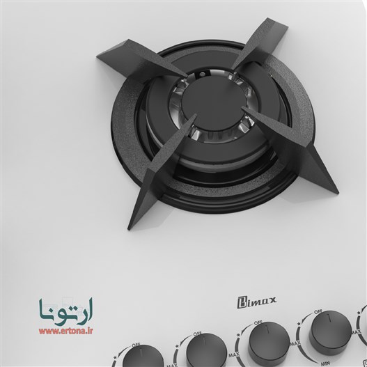 اجاق شیشه‌ای بیمکث مدل 5081 سفید