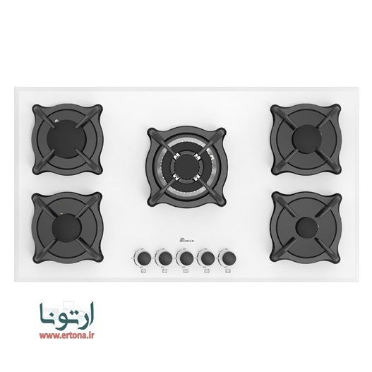 اجاق شیشه‌ای بیمکث مدل 5087 سفید