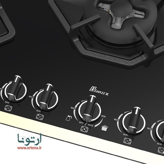 اجاق شیشه‌ای بیمکث مدل 5090 مشکی