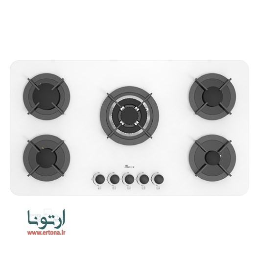 اجاق شیشه‌ای بیمکث مدل 5091 سفید