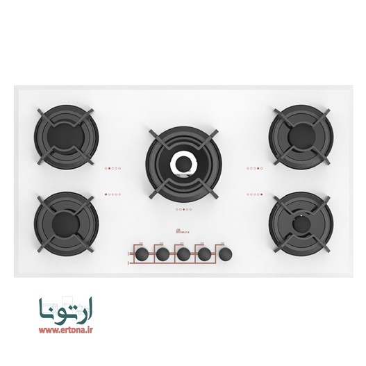 اجاق شیشه‌ای بیمکث مدل 0011 مشکی