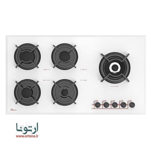 اجاق شیشه‌ای بیمکث مدل 0016 سفید