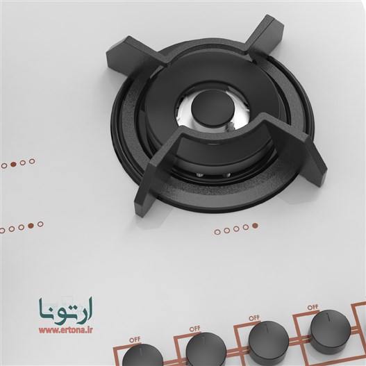 اجاق شیشه‌ای بیمکث مدل 0016 سفید