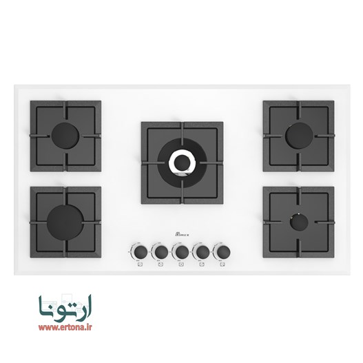 اجاق شیشه‌ای بیمکث مدل 0039 سفید